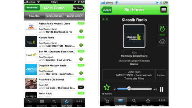 Das Sind Die Besten Radio Apps Bilder Screenshots Computer Bild