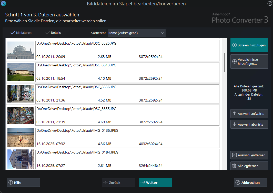 Ashampoo Photo Converter 3 – Kostenlose Vollversion