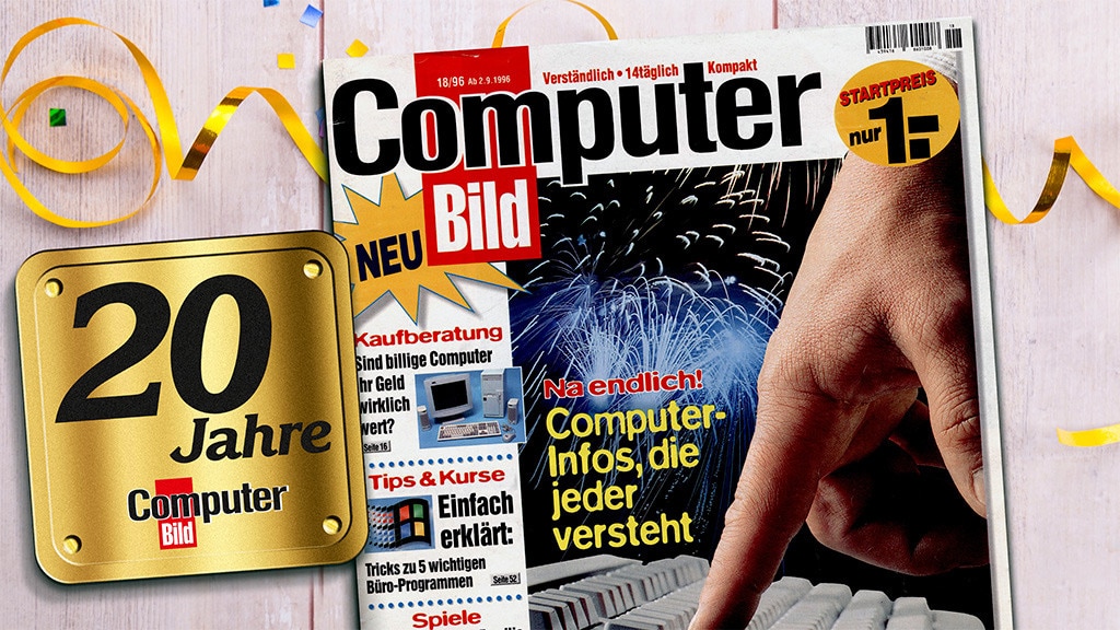 20 Jahre COMPUTER BILD - COMPUTER BILD