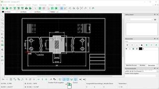 Screenshot aus LibreCAD