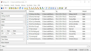 Screenshot aus Mp3tag