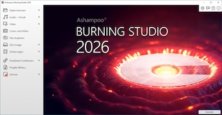 Screenshot aus Ashampoo Burning Studio 2026 – Kostenlose Vollversion