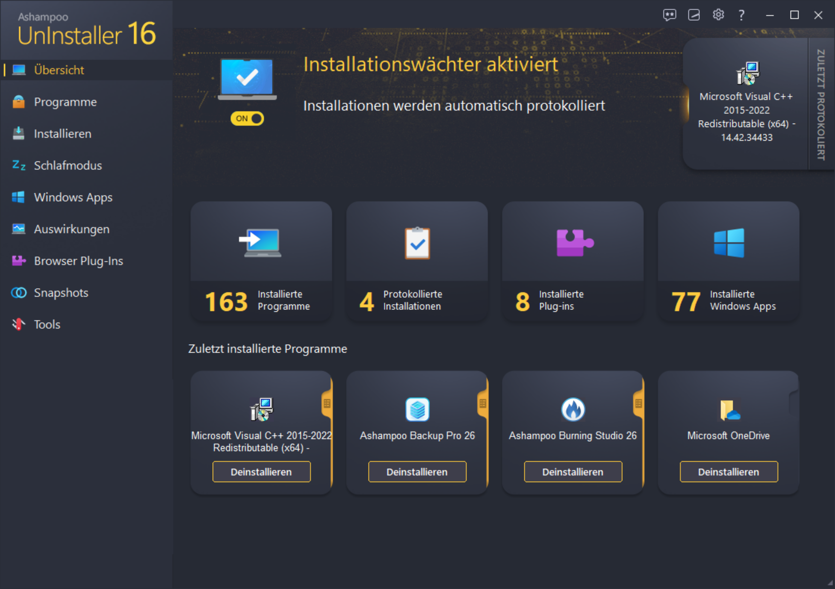 Ashampoo UnInstaller 16