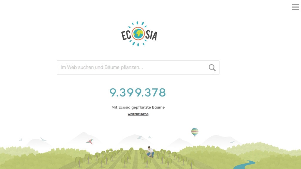 Ecosia - Die Suchmaschine, die Bäume pflanzt für Firefox