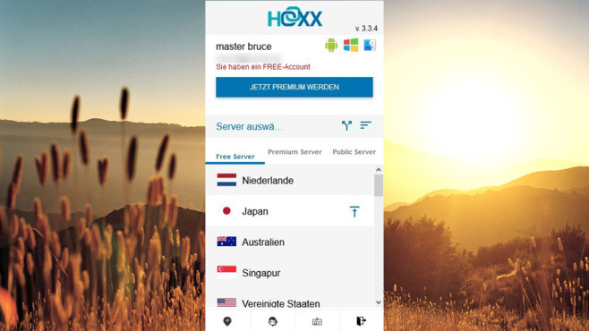 Hoxx VPN Proxy © COMPUTER BILD, VPN1
