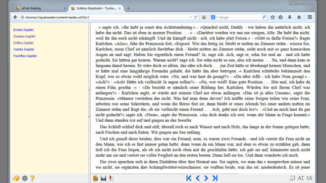ePubReader für Firefox © COMPUTER BILD