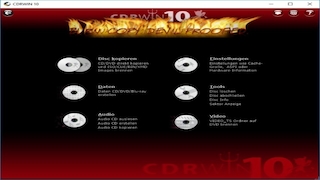 Screenshot 1 - CDRWIN 10 – Kostenlose Vollversion