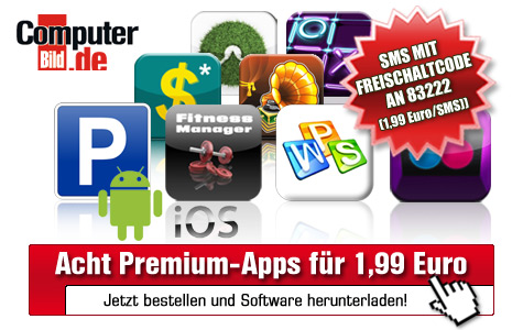 Vorteil-Center: Acht exklusive Premium-Apps sichern! - COMPUTER BILD