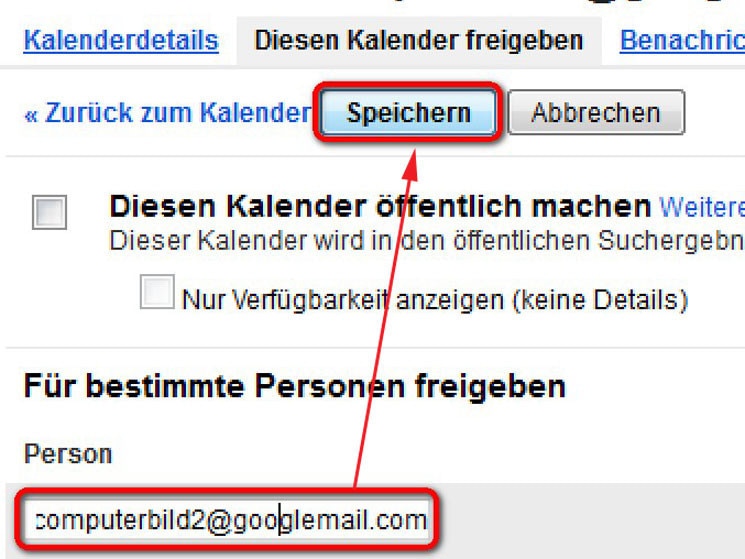 Zwei Google-Kalender miteinander verbinden - COMPUTER BILD