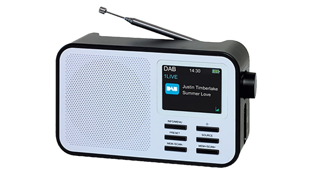 TERRIS audio DAB+ Radio mit Akku