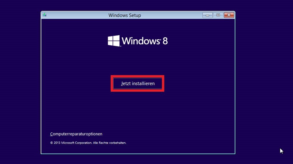 Anleitung: So installieren Sie Windows 8.1