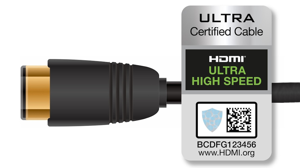 HDMI Kabel mit der Kennzeichnung Ultra High Speed garantieren einwandfreie Übertragung inklusive 8K.