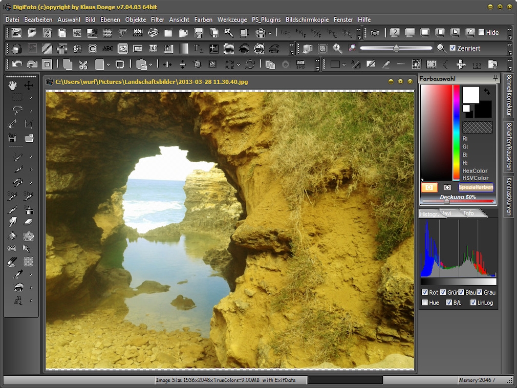 Screenshot aus DigiFoto