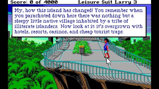 Leisure Suit Larry 3: Passionate Patti in Pursuit of the Pulsating Pectorals © The Internet Archive