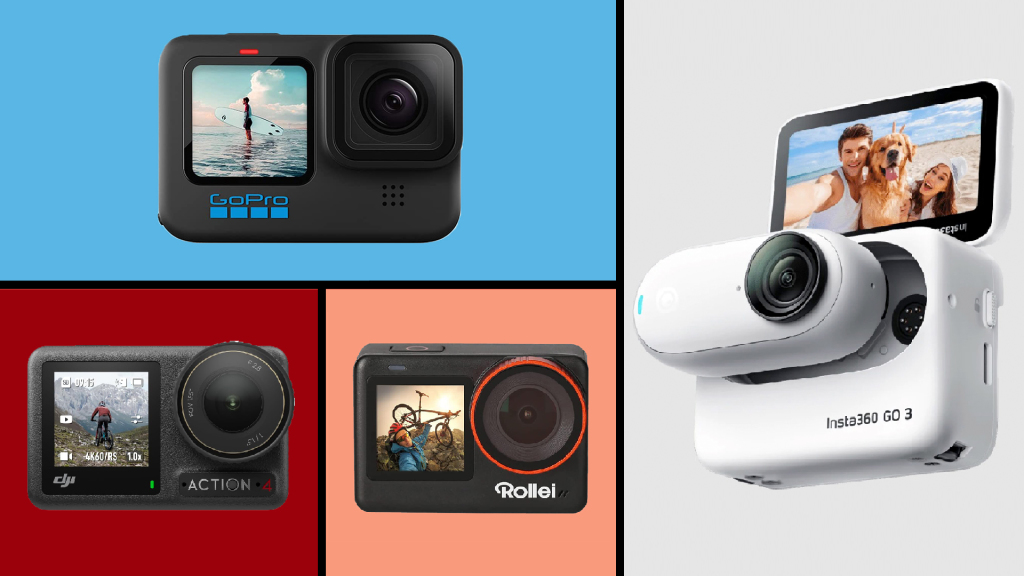 COMPUTER BILD, GoPro, Insta360, Rollei, DJI