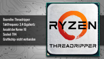 AMD Ryzen Threadripper 1950X © ecrow - Fotolia.com, AMD