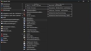 Screenshot aus ShareX