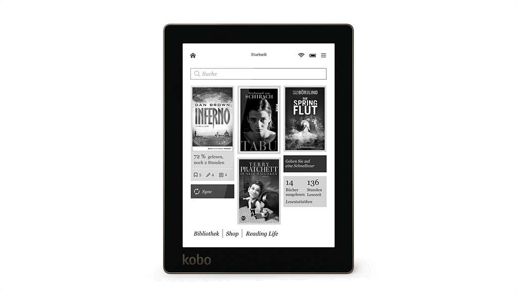 Test eBookReader Kobo Aura COMPUTER BILD
