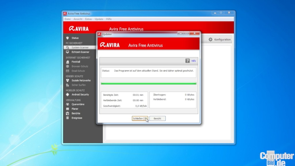 avira installieren kostenlos