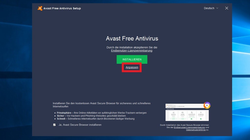 Avast Free Antivirus installieren: So geht es - Bilder ...