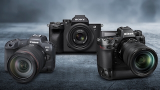 Canon EOS R5, Sony Alpha 7 IV, Nikon Z9
