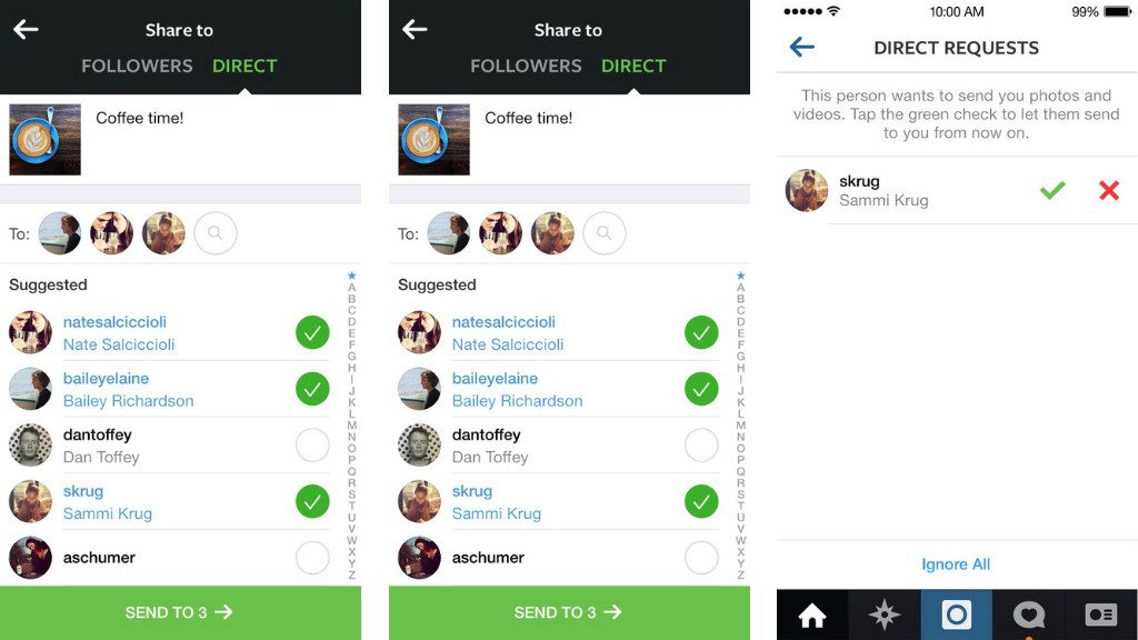 Gelesen instagram nicht direct nachricht Instagram Nachrichten