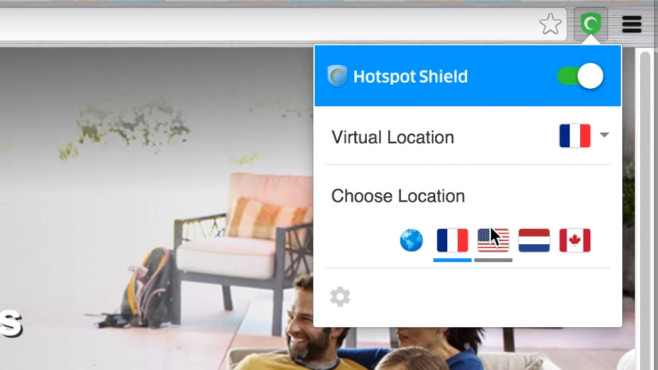 Hotspot Shield für Chrome © Hotspot Shield