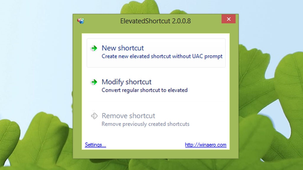 Elevated Shortcut: Software ohne Warnhinweis starten