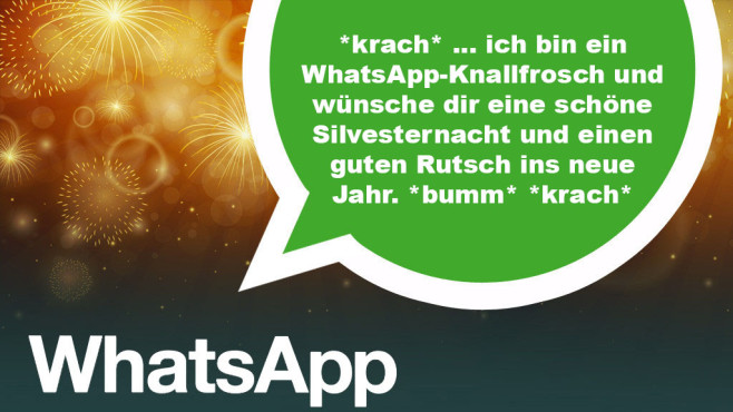WhatsApp: Die besten Neujahrsgrüße © Ramona Kaulitzki - Fotolia.com, WhatsApp