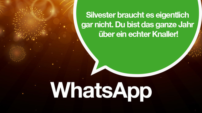 WhatsApp-Sprüche zu Neujahr © Ramona Kaulitzki - Fotolia.com, WhatsApp