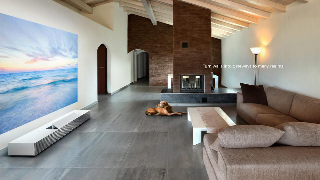 Sony Ultra Short Throw Projector Mit 4k Auflosung Audio
