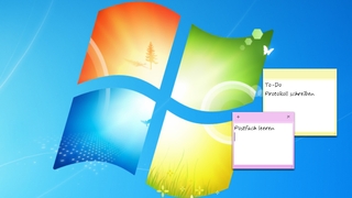 Windows 7 Kurznotizen