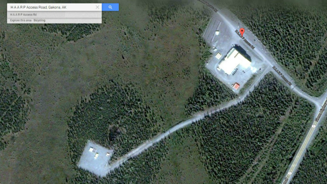 Antennenanlage HAARP, Alaska (USA) © Google, COMPUTER BILD