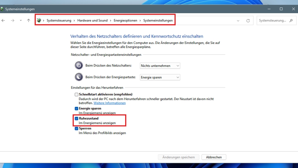 Windows 7/8/10/11: Ruhezustand aktivieren - COMPUTER BILD