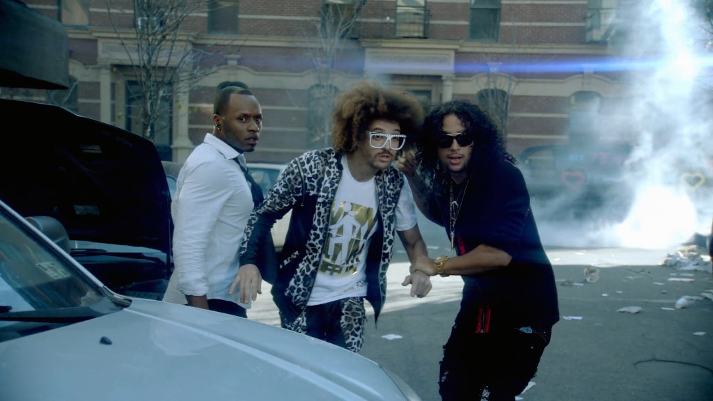 Ausschnitt aus dem Musikvideo „Party Rock Anthem“ von LMFAO