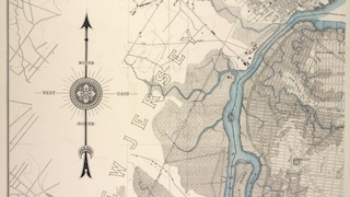 Übersichtskarte der Gemeinde Richmond von 1901.