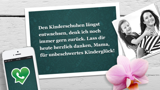 Muttertag: Die lustigsten und schönsten WhatsApp-Sprüche © WhatsApp, Alena Ozerova - Fotolia.com, Apple