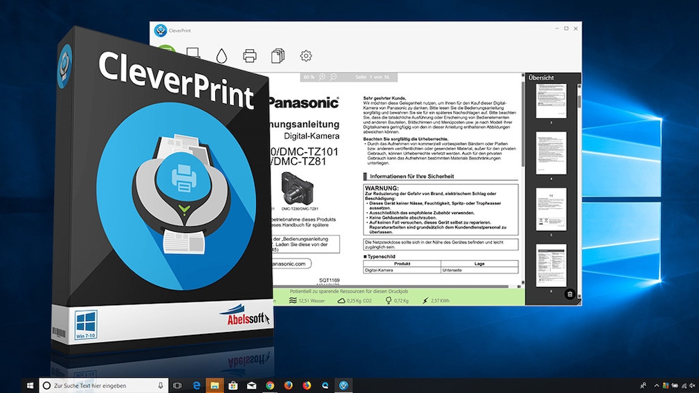 Kostenloser Ersatz für Microsoft Office: Die besten Freeware-Alternativen CleverPrint 2018 beschleunigt das Drucken und spart Tinte oder Toner. 