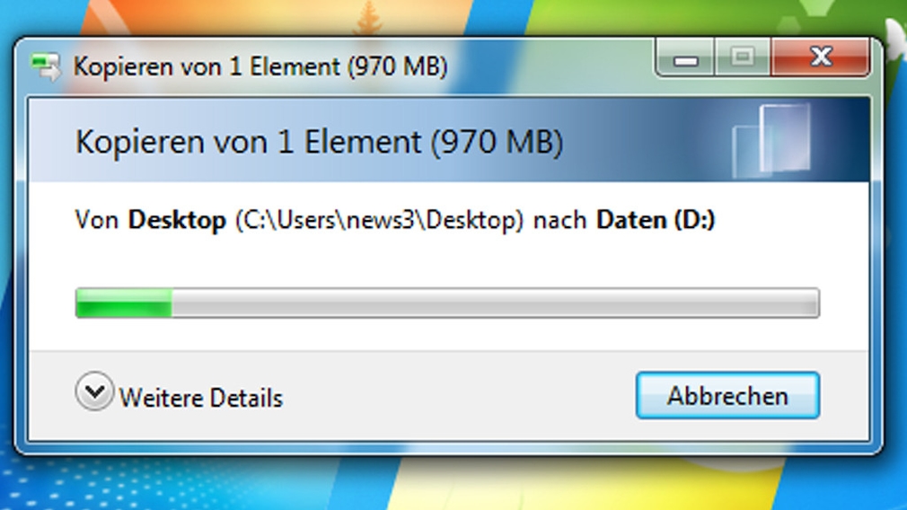 Goodbye on-board resources: 50 free alternatives!  The Windows copy dialog always appears when files change storage location.  Programs like TeraCopy are more meaningful and offer more functions. 