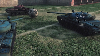 Online-Actionspiel World of Tanks: Panzerfußball