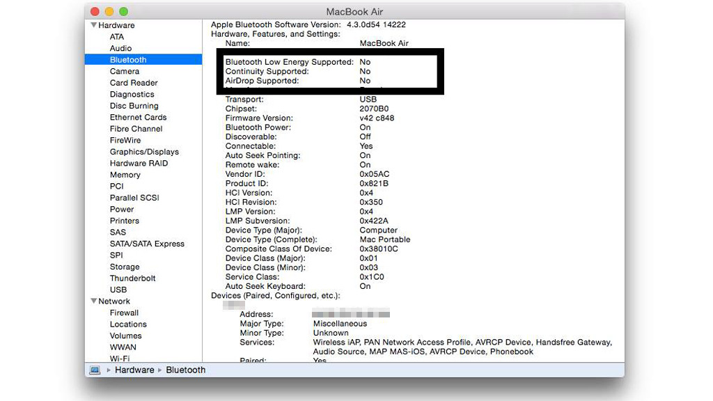 mac os x wake for network access