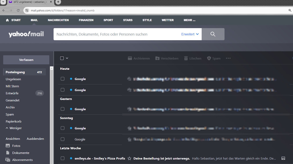 Yahoo Mail: Tutorial mit Hilfe - COMPUTER BILD