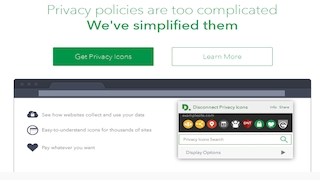 Mit Privacy Icons lässt sich schnell erkennen, welche Rechte sich Website-Betreiber einräumen.