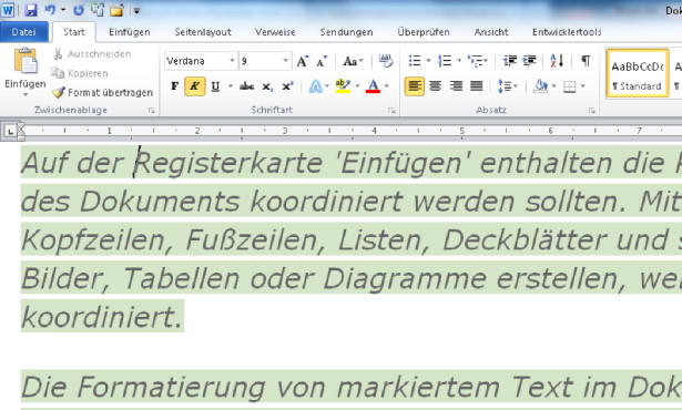 Frühere Textposition © Microsoft/COMPUTER BILD