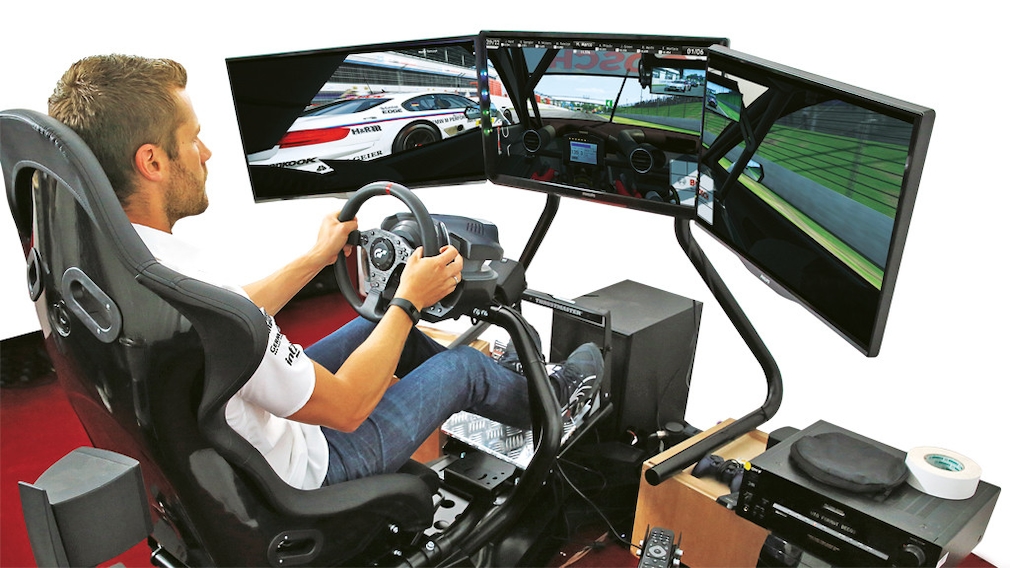 Auto fahren Renn simulator Cockpit Sitz Stuhl