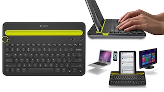 Logitech K840: Tastatur für PC, Tablet und Smartphone