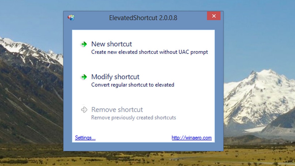 Benutzerkonten-Steuerung nervt: Elevated Shortcut