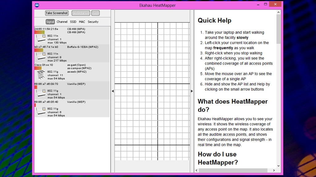 Schlechter WLAN-Empfang: Ekahau HeatMapper