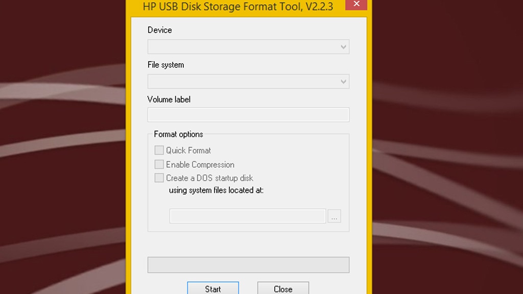 USB-Stick nicht formatierbar: HP USB Disk Storage Format Tool