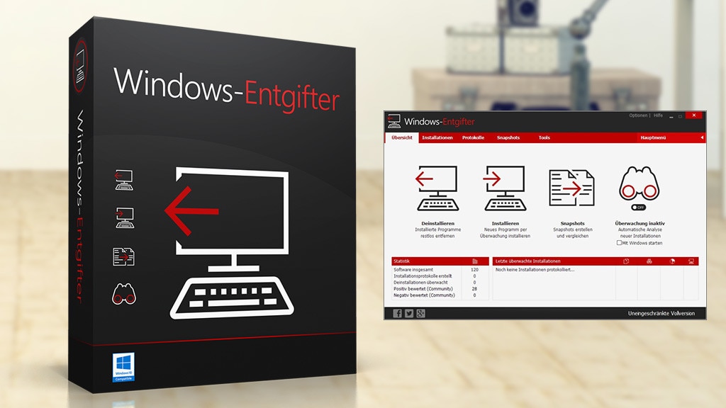 Unvollständige Deinstallationen: Ashampoo Windows-Entgifter – Kostenlose Vollversion